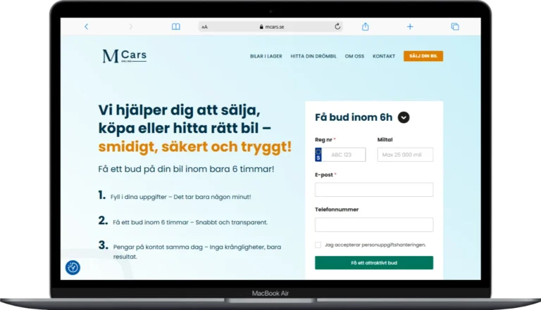 mcars referens hemsida