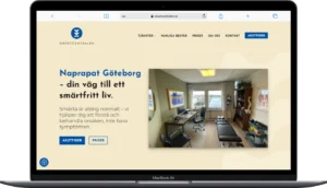 Naprapat hemsida referens smärtcentralen - smartcentralen.se hemsida